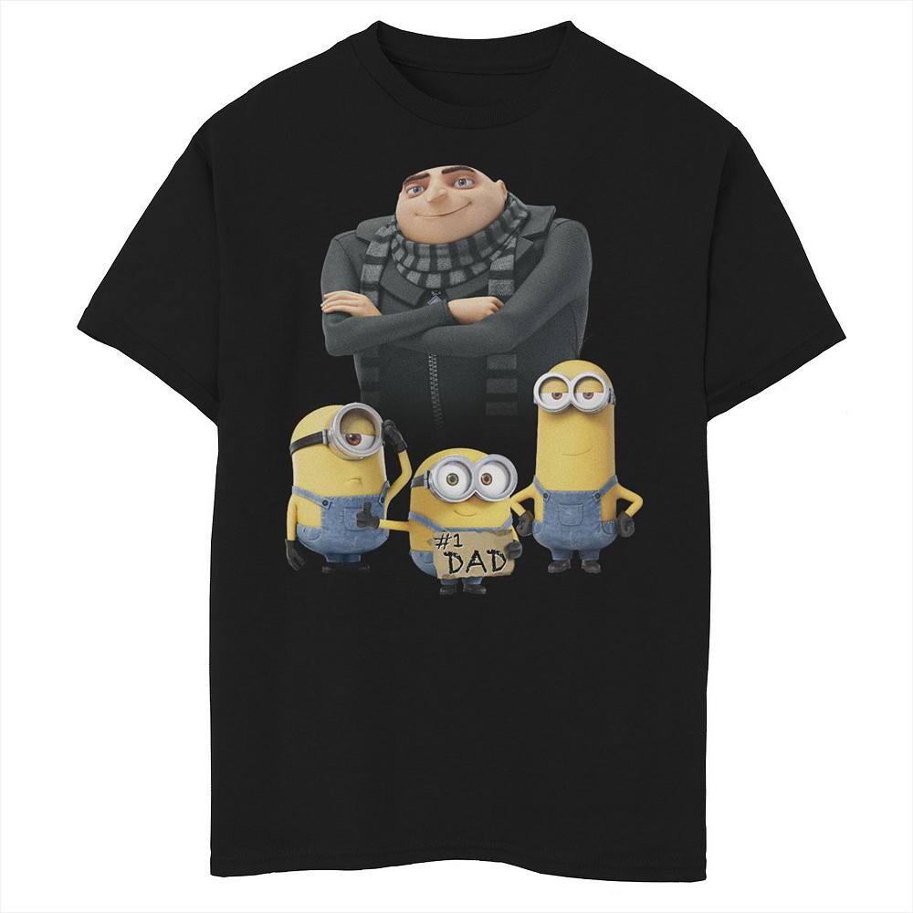 Футболка с рисунком «Гадкий я» для мальчиков 8–20 лет «Миньоны граф Дракула» Licensed Character, черный 
Футболка с рисунком «Гадкий я» для мальчиков 8–20 лет «Миньоны граф Дракула» Licensed Character, черный
