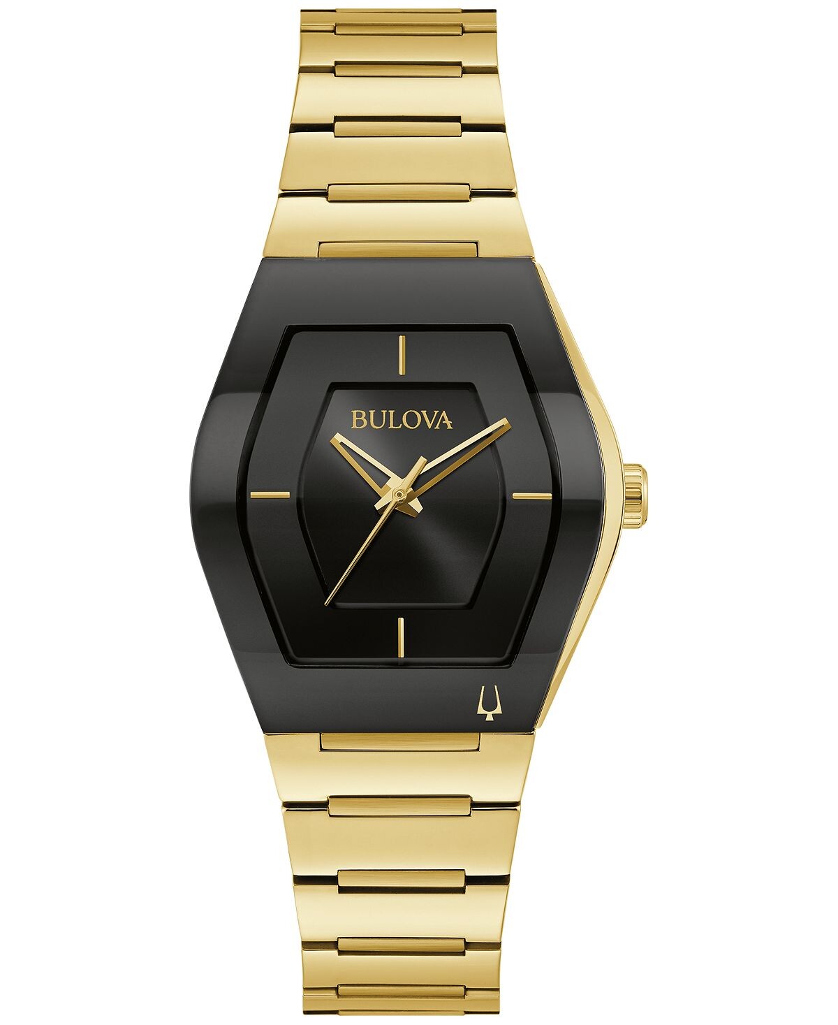 Женские часы Gemini с золотистым браслетом из нержавеющей стали, 30 мм Bulova, золотой 
Женские часы Gemini с золотистым браслетом из нержавеющей стали, 30 мм Bulova, золотой
