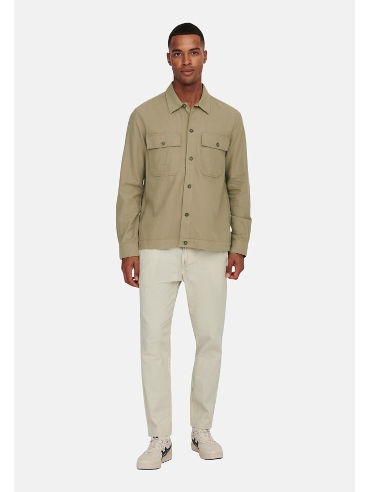 Тканевые брюки ONLY, серый
Тканевые брюки ONLY, серый