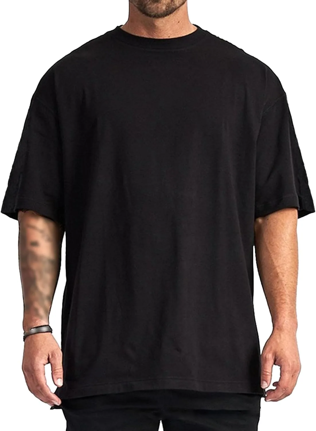 Мужская оверсайз базовая футболка с коротким рукавом Aosufei
Мужская оверсайз базовая футболка с коротким рукавом Aosufei