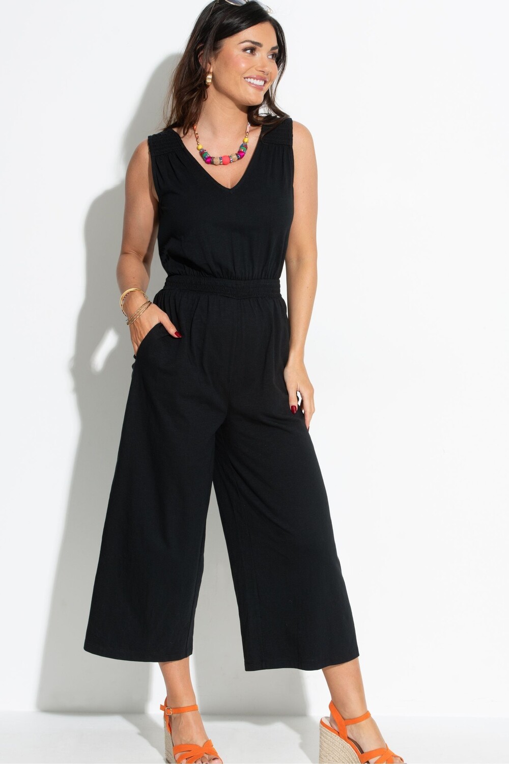 Комбинезон из хлопкового джерси Maya с укороченными штанинами Pour Moi, черный
Комбинезон из хлопкового джерси Maya с укороченными штанинами Pour Moi, черный