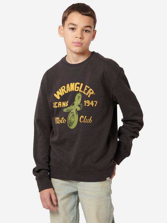 Детский свитшот Moto Club, черный Wrangler, Wrangler Black
Детский свитшот Moto Club, черный Wrangler, Wrangler Black
