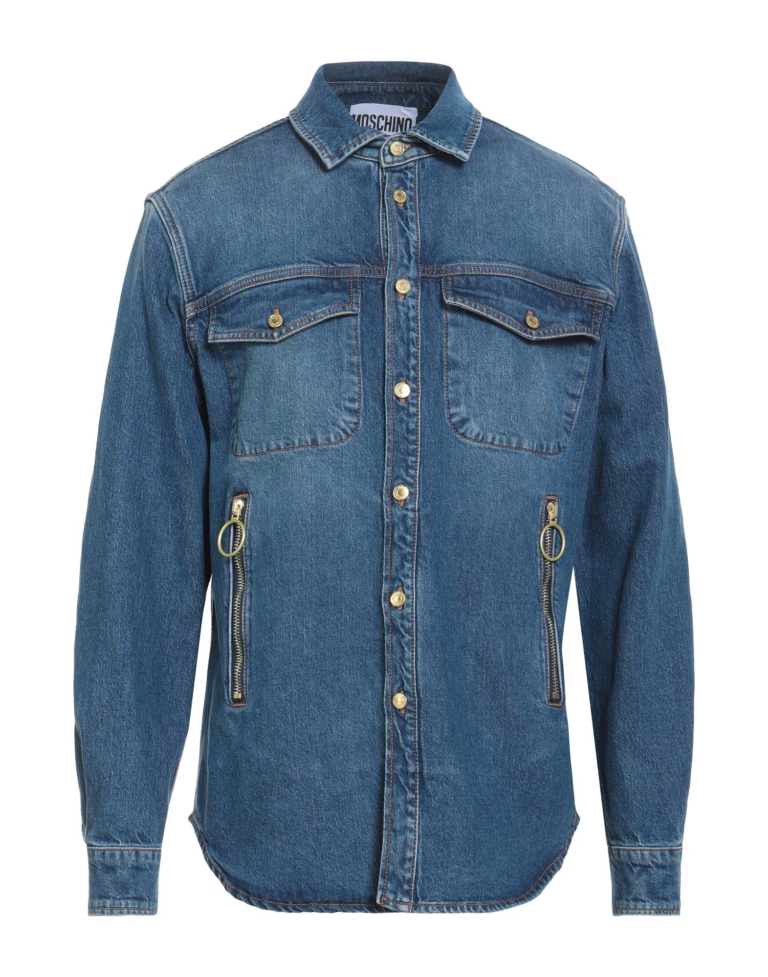 Джинсовая рубашка Couture Moschino, синий
Джинсовая рубашка Couture Moschino, синий