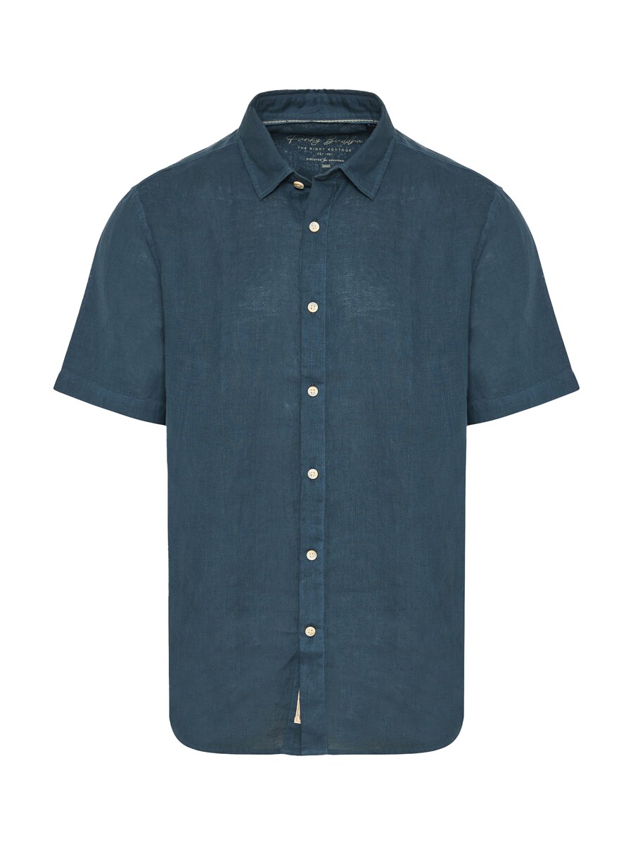 Рубашка на пуговицах классического кроя Funky Buddha, голубой
Рубашка на пуговицах классического кроя Funky Buddha, голубой