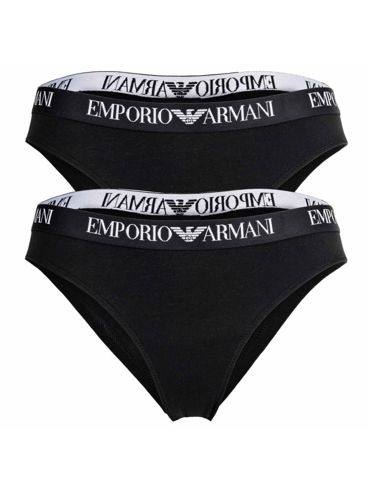 Emporio Armani Трусы, 2 штуки в упаковке, черные
Emporio Armani Трусы, 2 штуки в упаковке, черные