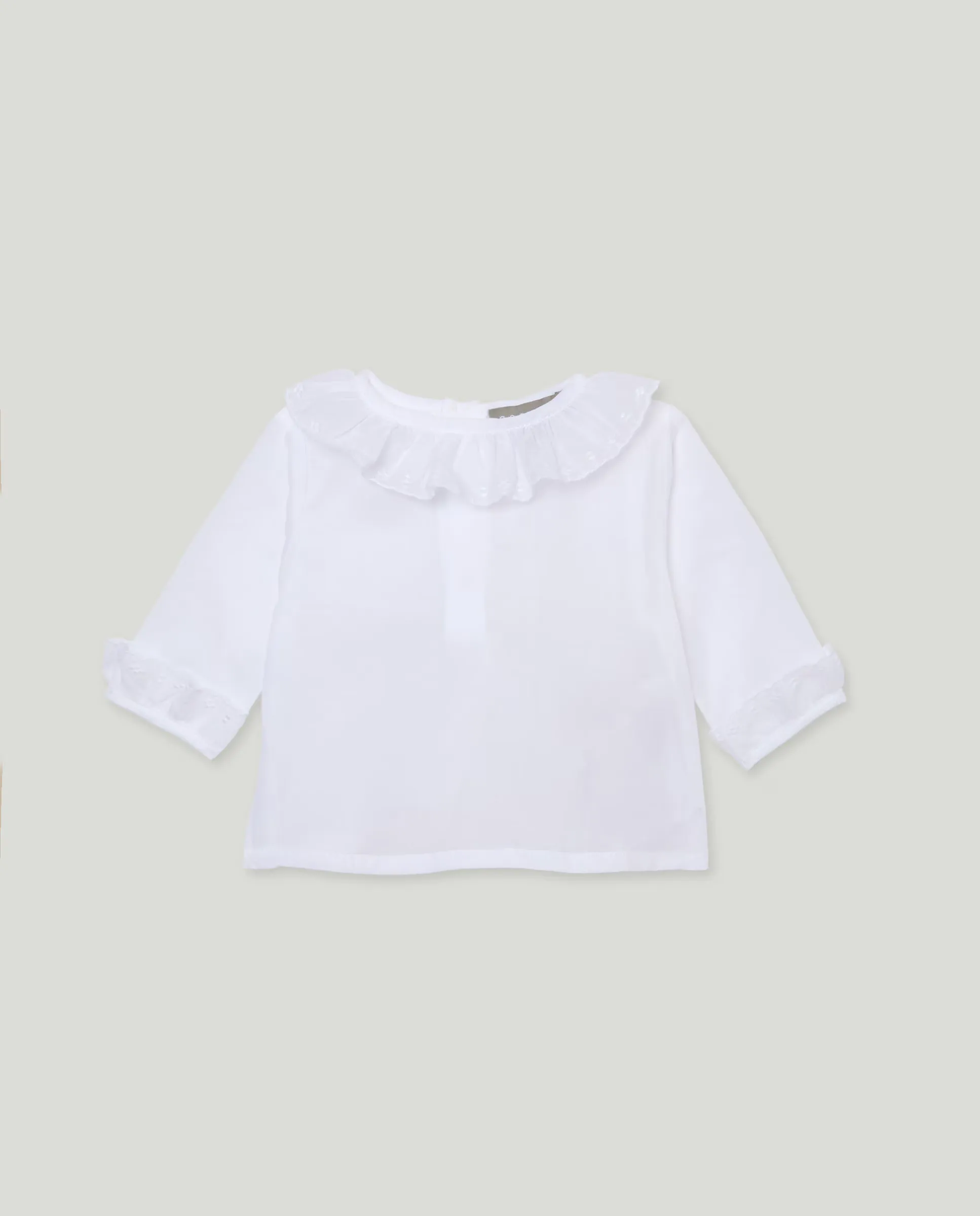 Детская базовая рубашка с длинным рукавом и кружевной отделкой Coconut El Corte Inglés, белый
Детская базовая рубашка с длинным рукавом и кружевной отделкой Coconut El Corte Inglés, белый