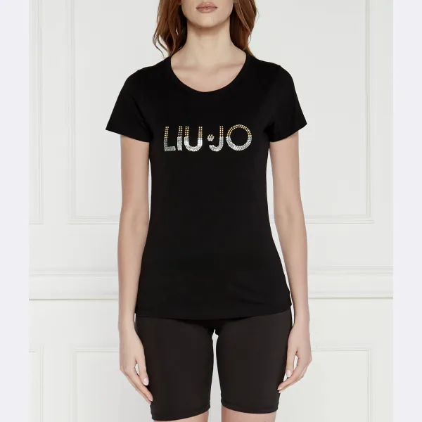 Футболка стандартного кроя Liu Jo, черный 
Футболка стандартного кроя Liu Jo, черный