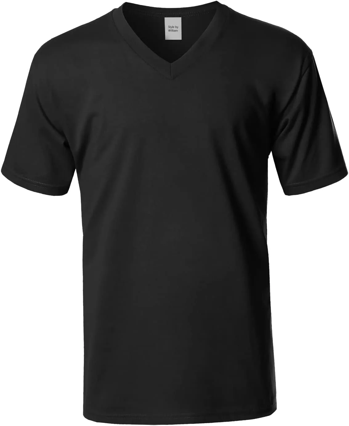 Мужская базовая футболка с V-образным вырезом, хлопок, размеры S-5XL Style by William
Мужская базовая футболка с V-образным вырезом, хлопок, размеры S-5XL Style by William