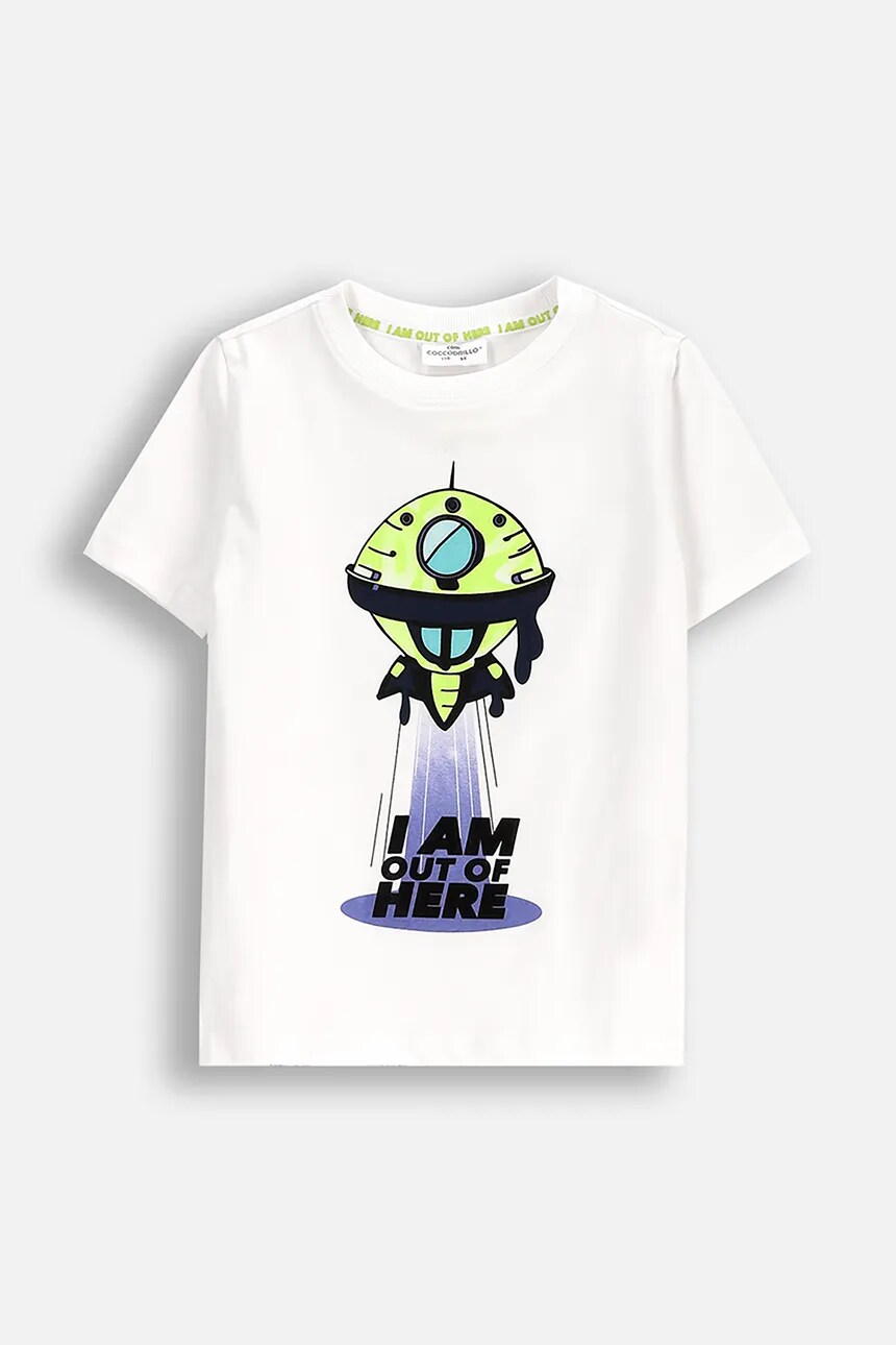 Футболка из хлопка для детей Coccodrillo, белый
Футболка из хлопка для детей Coccodrillo, белый