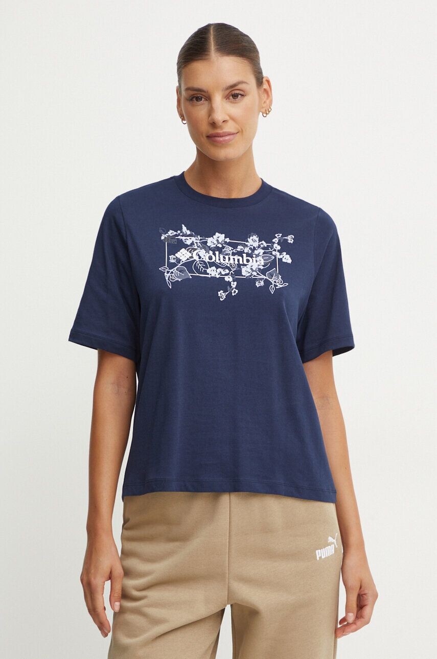 Хлопковая футболка Columbia, темно-синий
Хлопковая футболка Columbia, темно-синий