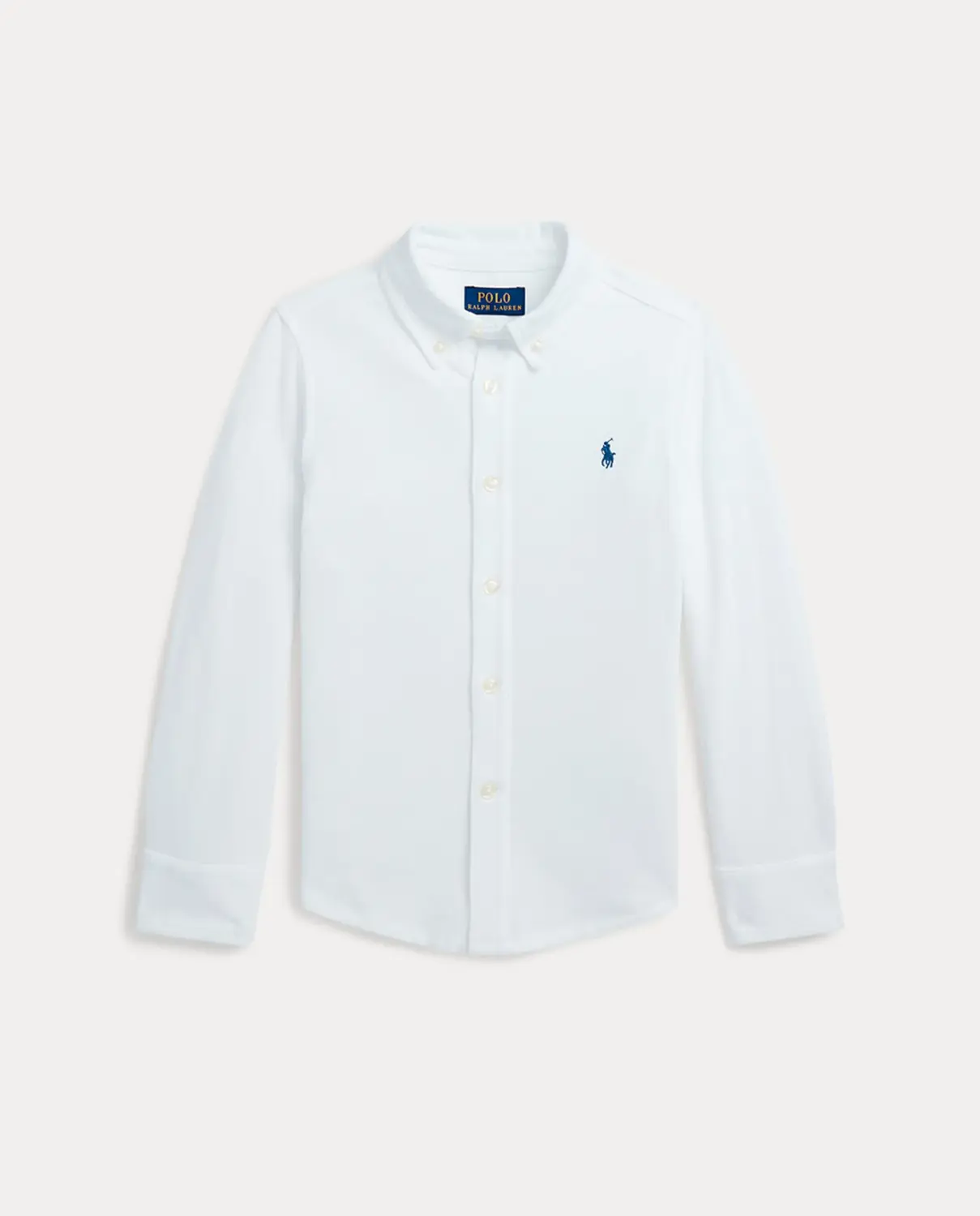 Ультралегкая детская пикейная рубашка Polo Ralph Lauren, белый
Ультралегкая детская пикейная рубашка Polo Ralph Lauren, белый