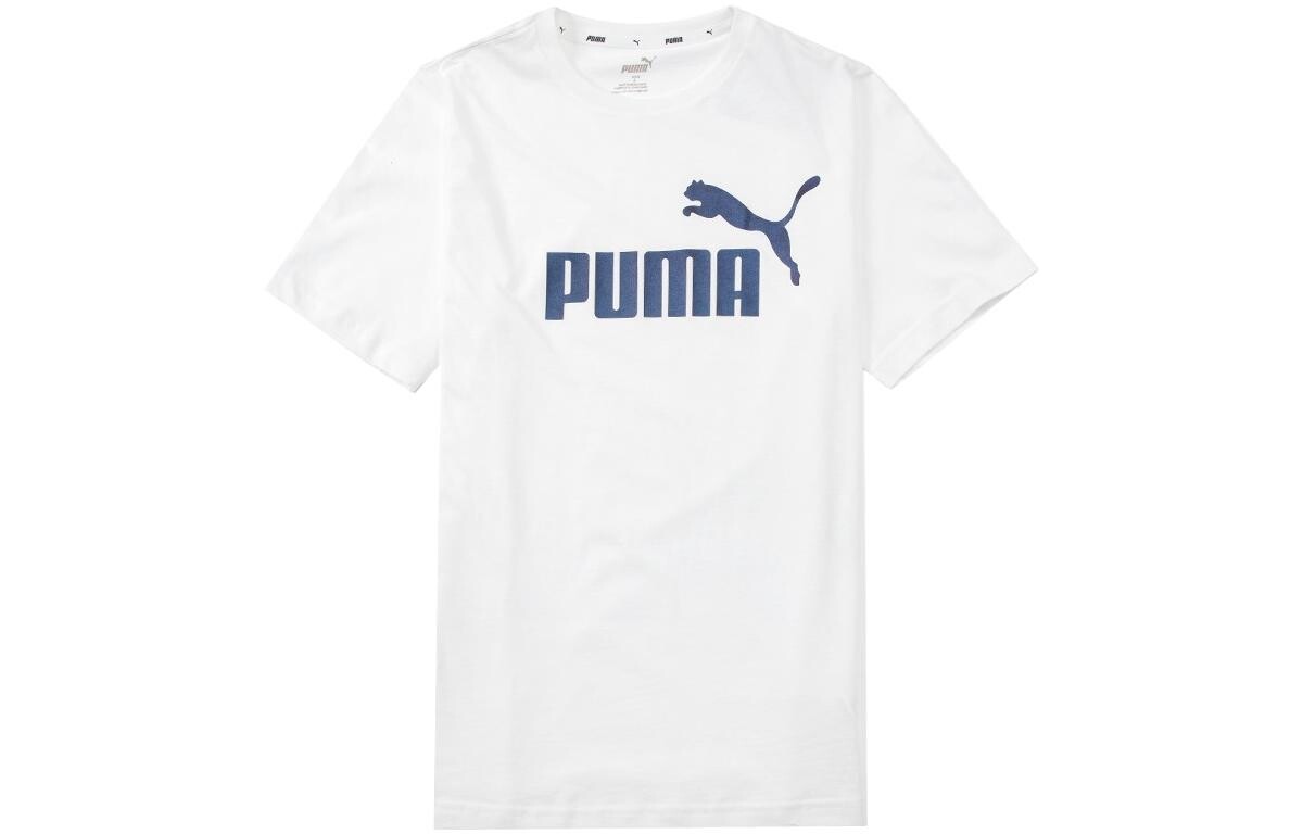 ESS Футболка мужская белая Puma, белый 
ESS Футболка мужская белая Puma, белый