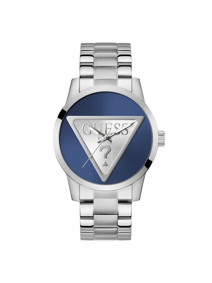Guess Мужские аналоговые часы серебристого цвета
Guess Мужские аналоговые часы серебристого цвета