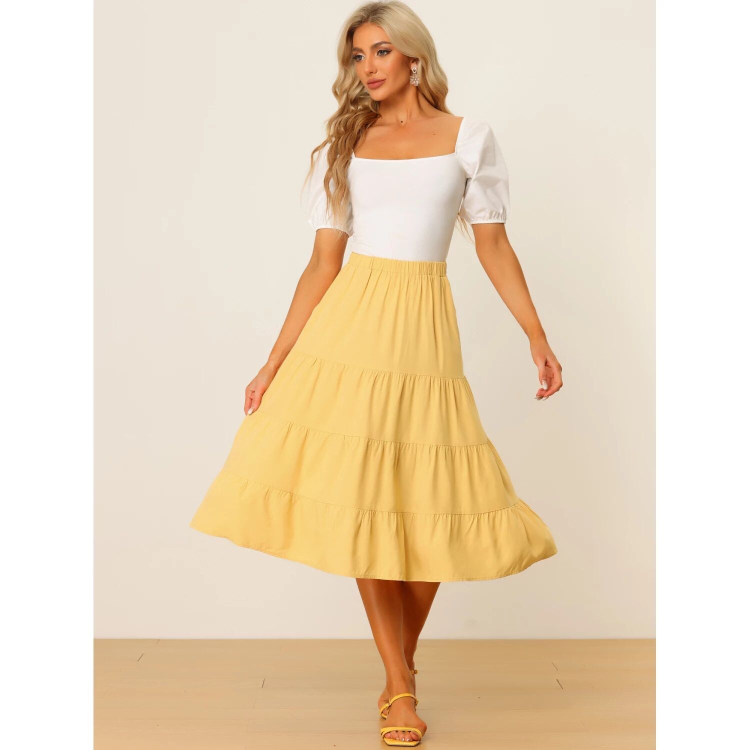 Женская длинная юбка миди трапециевидного силуэта с многоуровневыми карманами ALLEGRA K, синий
Женская длинная юбка миди трапециевидного силуэта с многоуровневыми карманами ALLEGRA K, синий