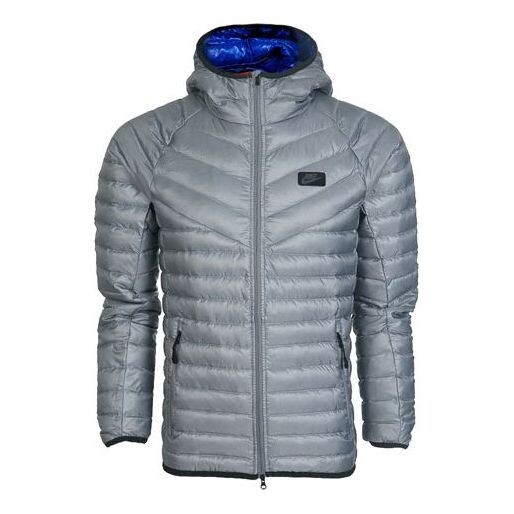 Пуховик Nike Sports Stay Warm hooded down Jacket Gray, серый 
Пуховик Nike Sports Stay Warm hooded down Jacket Gray, серый