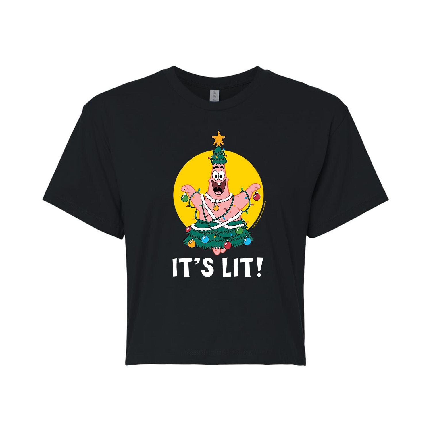 Детская укороченная футболка «Рождественский Патрик» с Губкой Бобом и квадратными штанами Licensed Character
Детская укороченная футболка «Рождественский Патрик» с Губкой Бобом и квадратными штанами Licensed Character