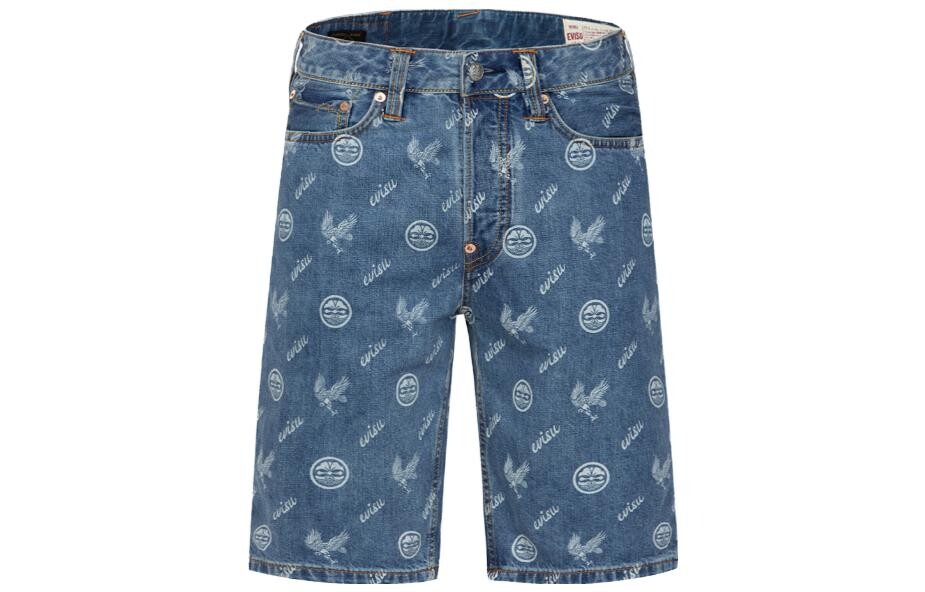 Повседневные шорты мужские синие Evisu, синий
Повседневные шорты мужские синие Evisu, синий