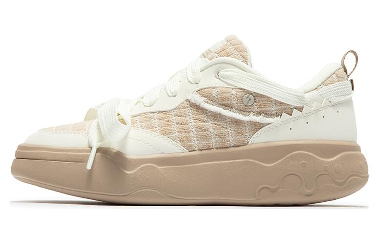 Кеды, скейтборд обувь женская низкая бежевый/коричневый 361°
Кеды, скейтборд обувь женская низкая бежевый/коричневый 361°