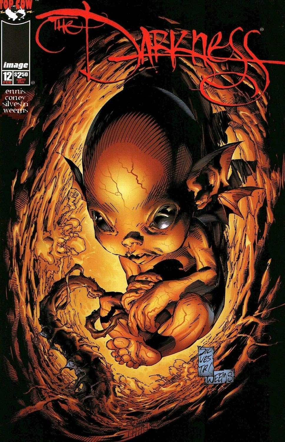 The Darkness, Vol. 1 No. 12; Feb. 1998 (Image Comics (Top Cow))
The Darkness, Vol. 1 No. 12; Feb. 1998 (Image Comics (Top Cow))