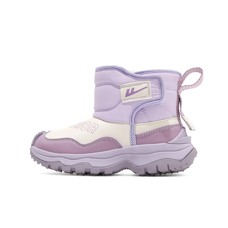 Противоскользящие, износостойкие, дышащие, теплые, высокие детские ботинки WARRIOR, бежевый/фиолетовый 
Противоскользящие, износостойкие, дышащие, теплые, высокие детские ботинки WARRIOR, бежевый/фиолетовый