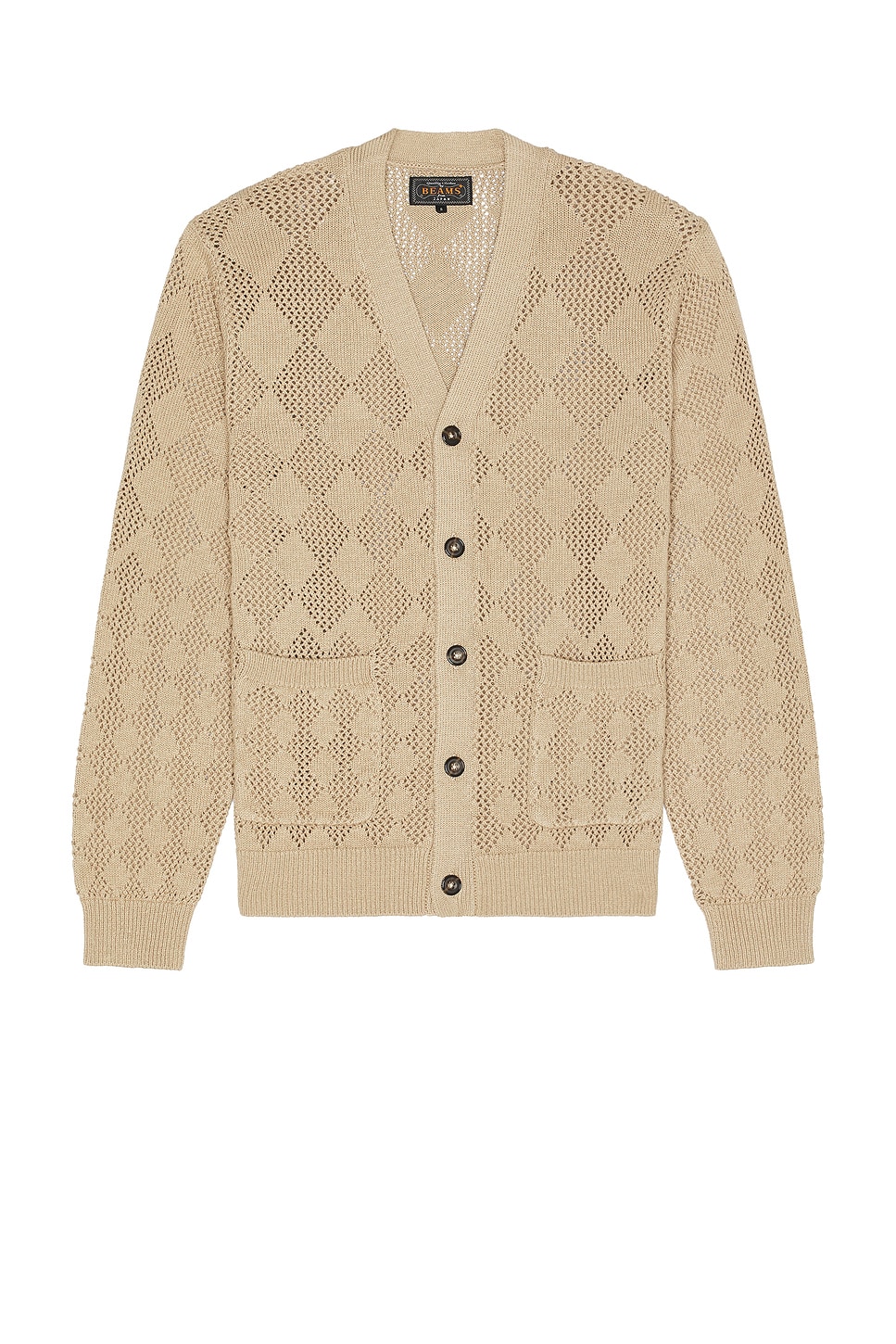 Кардиган Diamond Mesh Beams Plus, Beige
Кардиган Diamond Mesh Beams Plus, Beige