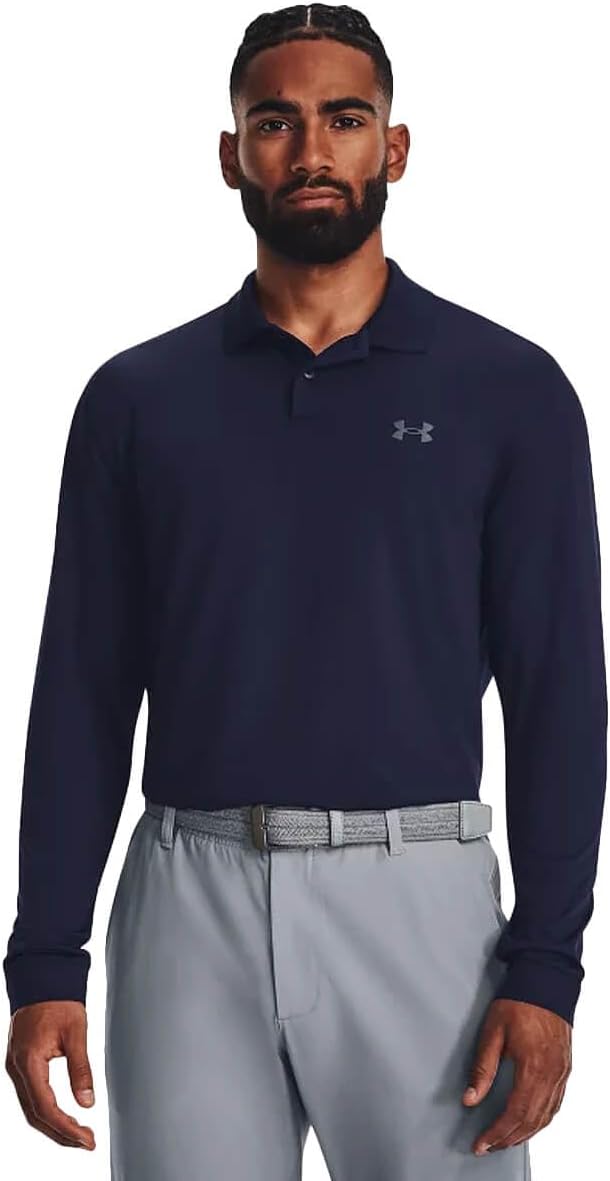 Under Armour мужская футболка для гольфа Matchplay с длинным рукавом, (410) Midnight Navy/Pitch Gray, Синий, Under Armour мужская футболка для гольфа Matchplay с длинным рукавом, (410) Midnight Navy/Pitch Gray
Under Armour мужская футболка для гольфа Matchplay с длинным рукавом, (410) Midnight Navy/Pitch Gray, Синий, Under Armour мужская футболка для гольфа Matchplay с длинным рукавом, (410) Midnight Navy/Pitch Gray