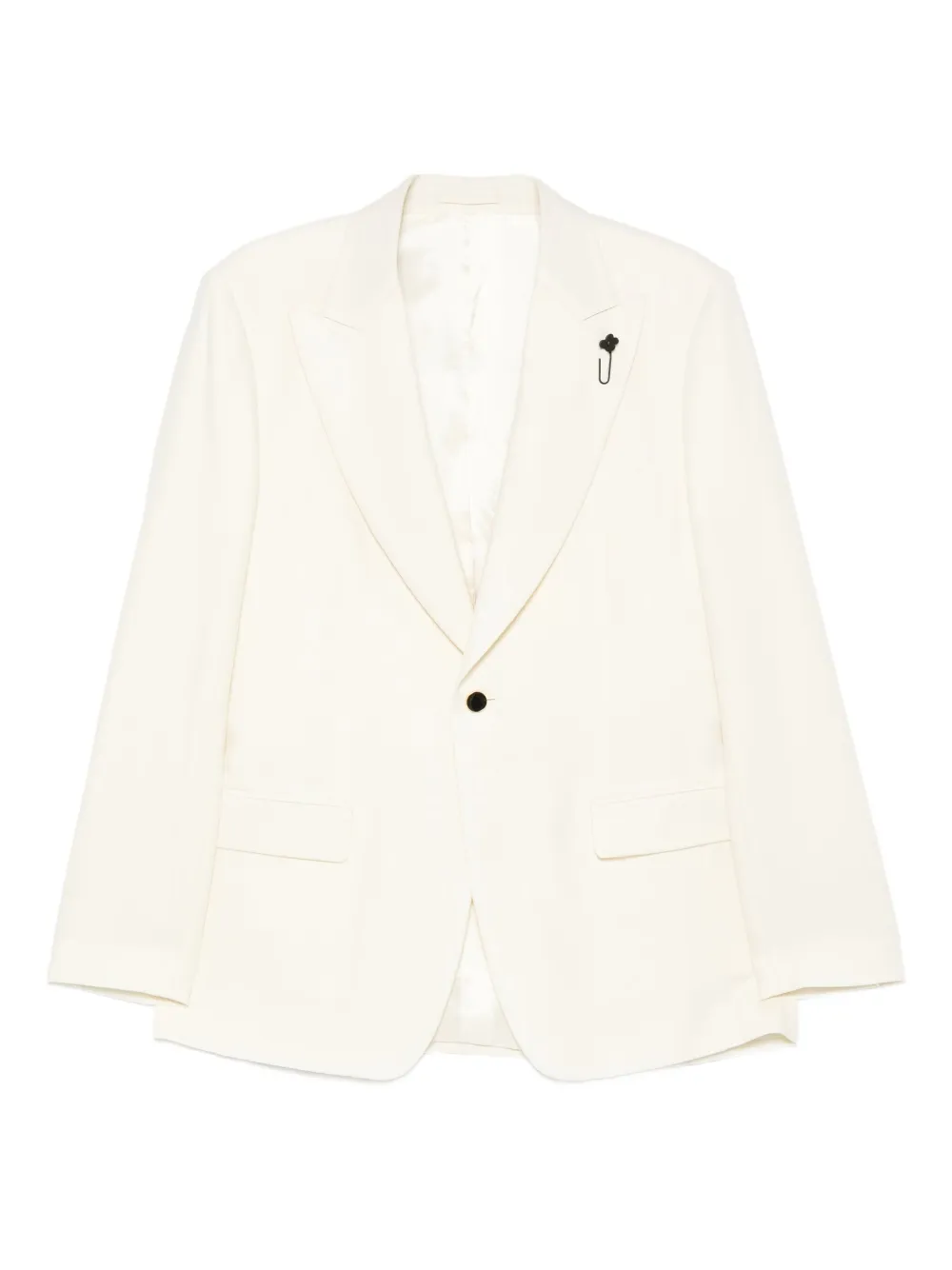 Пиджак на пуговице Lardini, нейтральный
Пиджак на пуговице Lardini, нейтральный