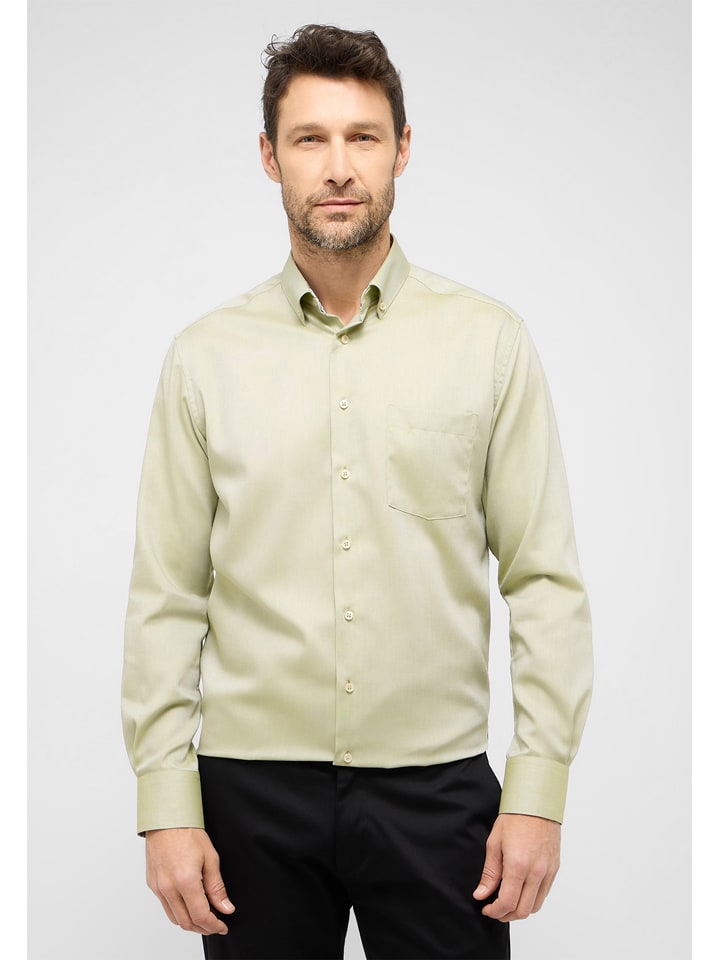 Eterna Рубашка - современный крой - зеленого цвета
Eterna Рубашка - современный крой - зеленого цвета