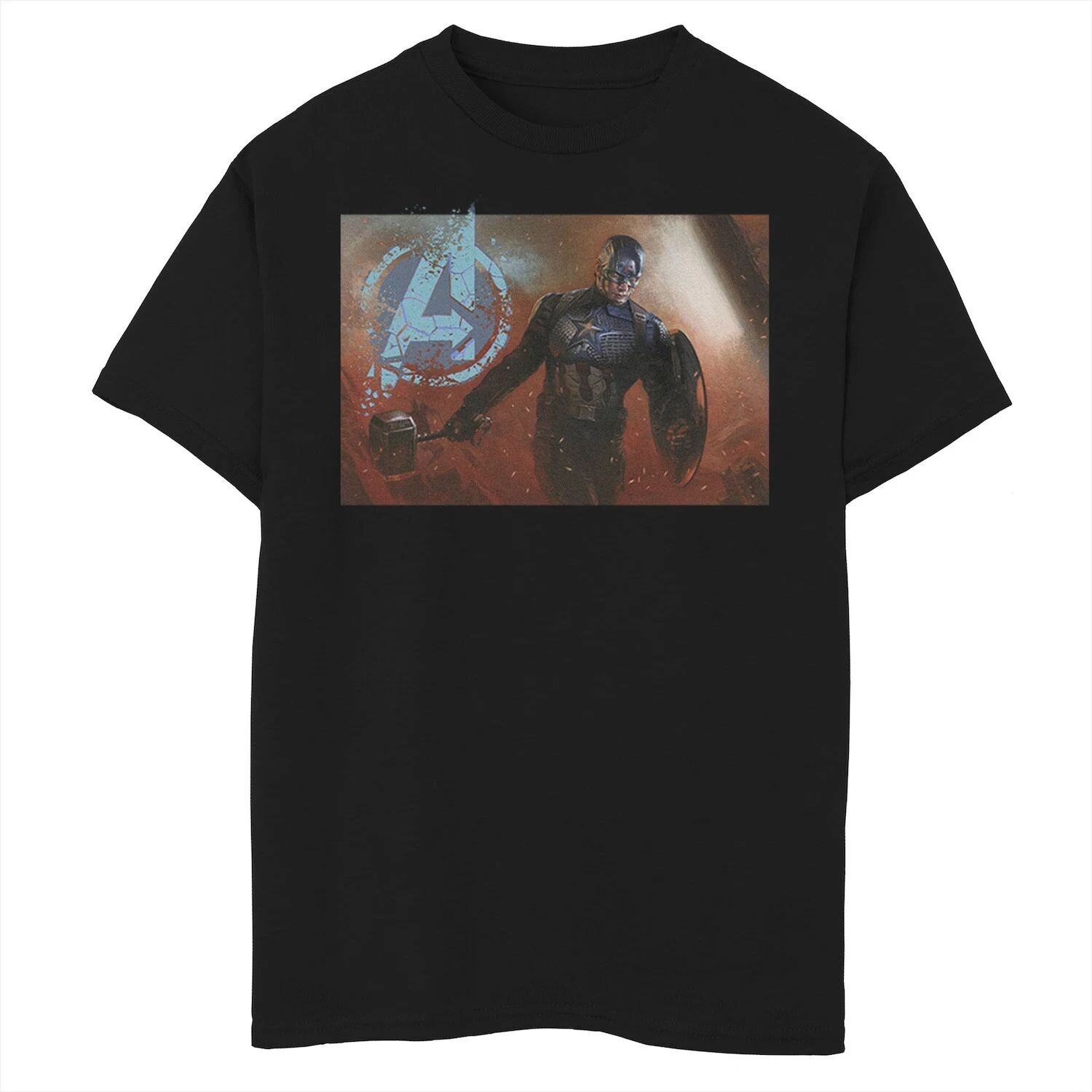 Футболка с графическим рисунком и портретом «Капитан Америка» для мальчиков 8–20 лет, «Мстители: Финал», «Капитан Америка», «Мьельнир», щит Marvel, черный
Футболка с графическим рисунком и портретом «Капитан Америка» для мальчиков 8–20 лет, «Мстители: Финал», «Капитан Америка», «Мьельнир», щит Marvel, черный