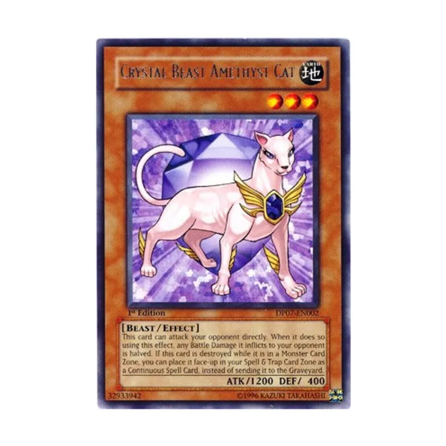 CCG Хрустальный зверь, аметистовый кот (редкий), Yu-Gi-Oh - Duelist Pack - Jesse Anderson - Singles
CCG Хрустальный зверь, аметистовый кот (редкий), Yu-Gi-Oh - Duelist Pack - Jesse Anderson - Singles