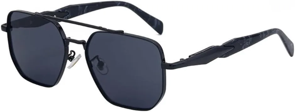 Большие солнцезащитные очки для женщин и мужчин, модные, роскошные, винтажные, с металлической оправой, защита от ультрафиолета UV400 TYUVIVO, C1blackgray
Большие солнцезащитные очки для женщин и мужчин, модные, роскошные, винтажные, с металлической оправой, защита от ультрафиолета UV400 TYUVIVO, C1blackgray