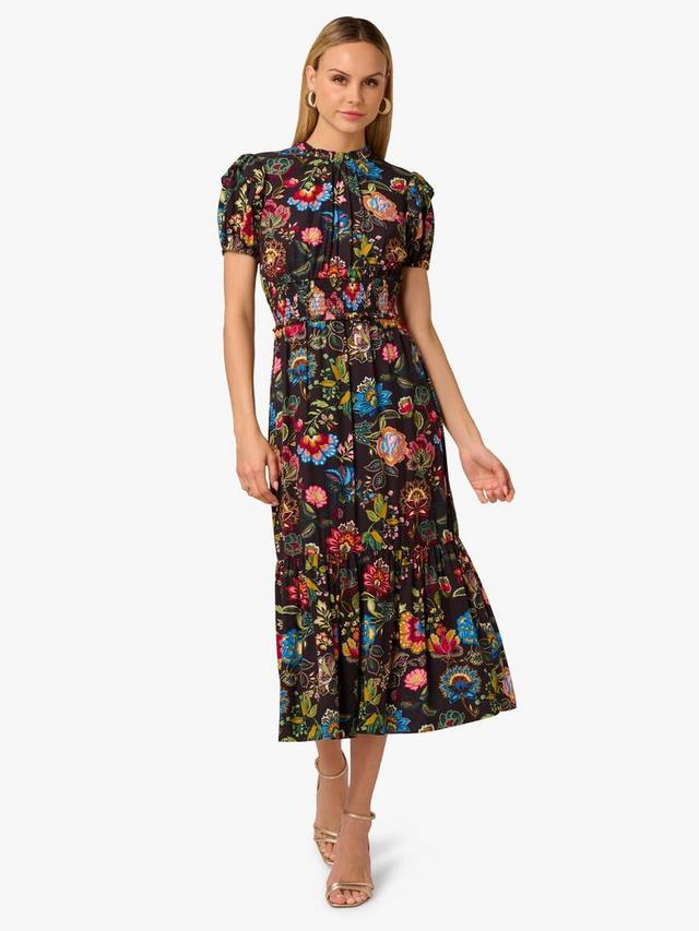 Платье миди Adrianna By Floral с пышными рукавами Adrianna Papell, Black/Multi
Платье миди Adrianna By Floral с пышными рукавами Adrianna Papell, Black/Multi