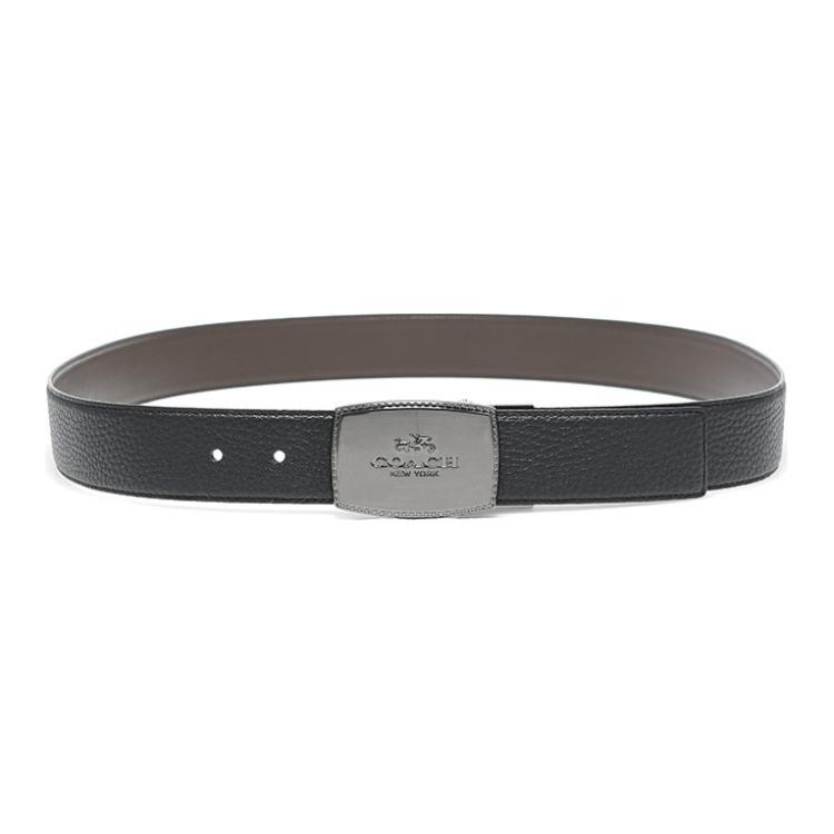 COACH Кожаный мужской ремень черный шириной 3.7 см, Black Brown Red
COACH Кожаный мужской ремень черный шириной 3.7 см, Black Brown Red