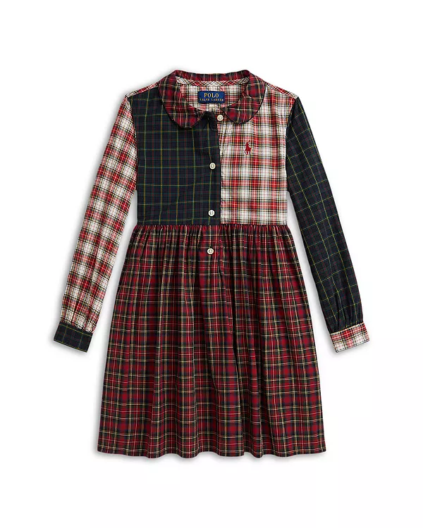 Платье-Рубашка из хлопкового поплина в клетку для девочек - для малышек Ralph Lauren, мультиколор
Платье-Рубашка из хлопкового поплина в клетку для девочек - для малышек Ralph Lauren, мультиколор
