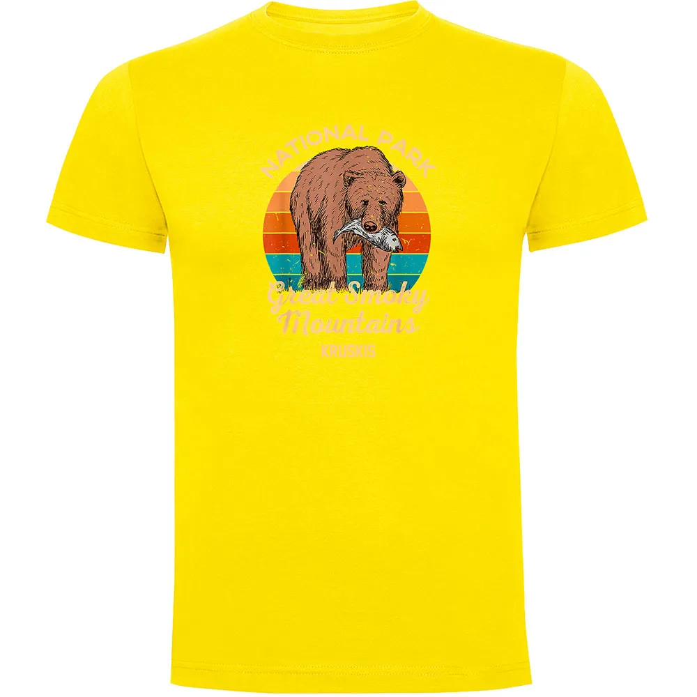 Футболка с коротким рукавом Kruskis Great Smoky Mountains, желтый
Футболка с коротким рукавом Kruskis Great Smoky Mountains, желтый