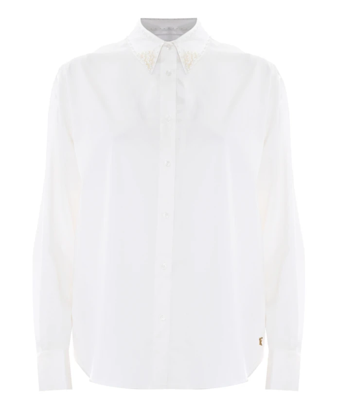 Классическая рубашка с деталями воротника Kocca, белый
Классическая рубашка с деталями воротника Kocca, белый