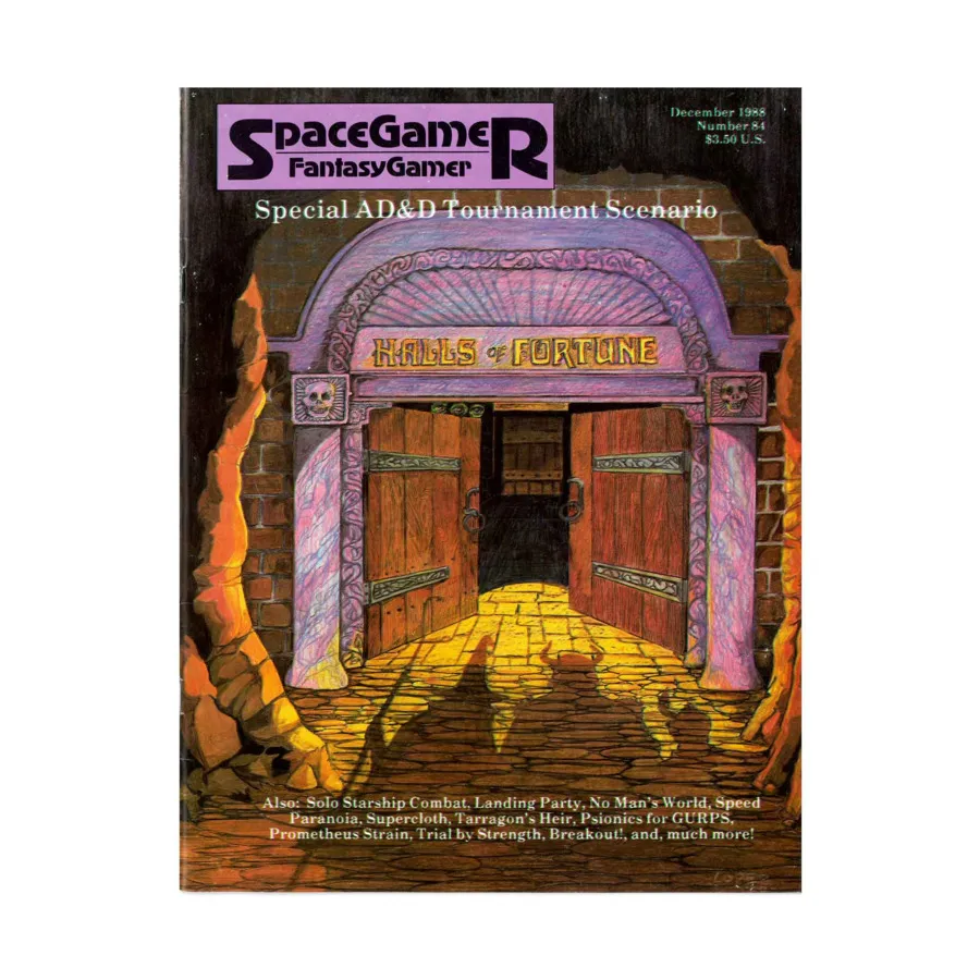 Журнал #84 "AD&D Halls of Fortune", Space Gamer Magazine (Various Publishers)
Журнал #84 "AD&D Halls of Fortune", Space Gamer Magazine (Various Publishers)