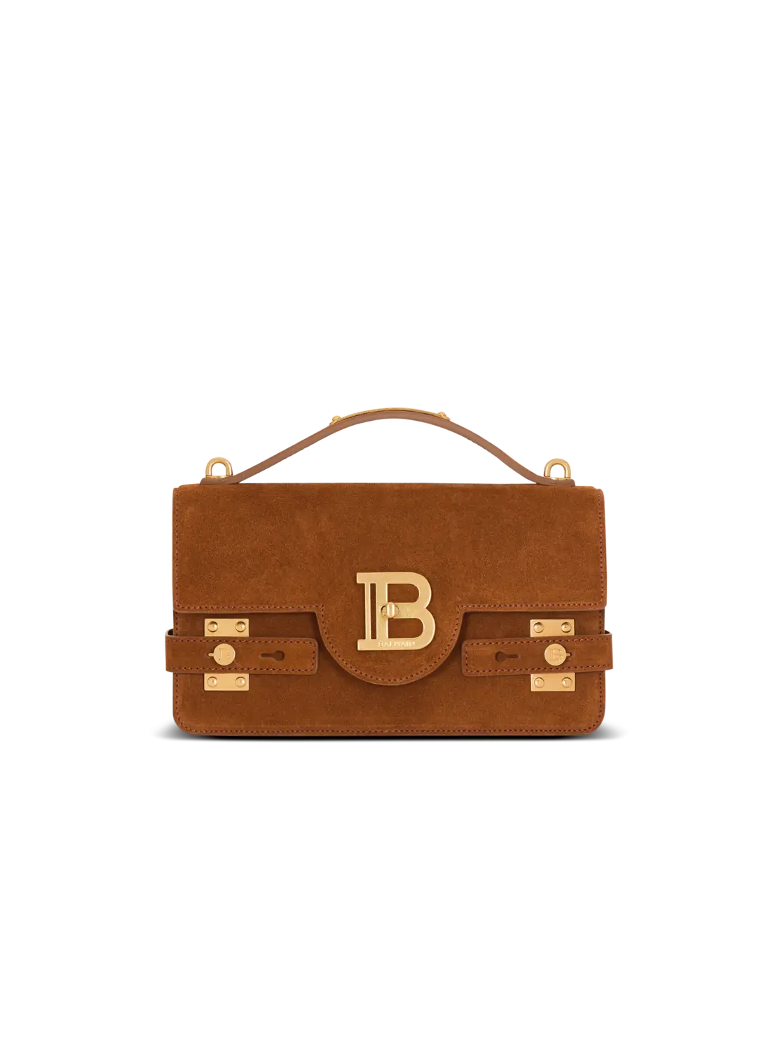 Сумка на плечо B-Buzz 24 из замши Balmain, коричневый
Сумка на плечо B-Buzz 24 из замши Balmain, коричневый