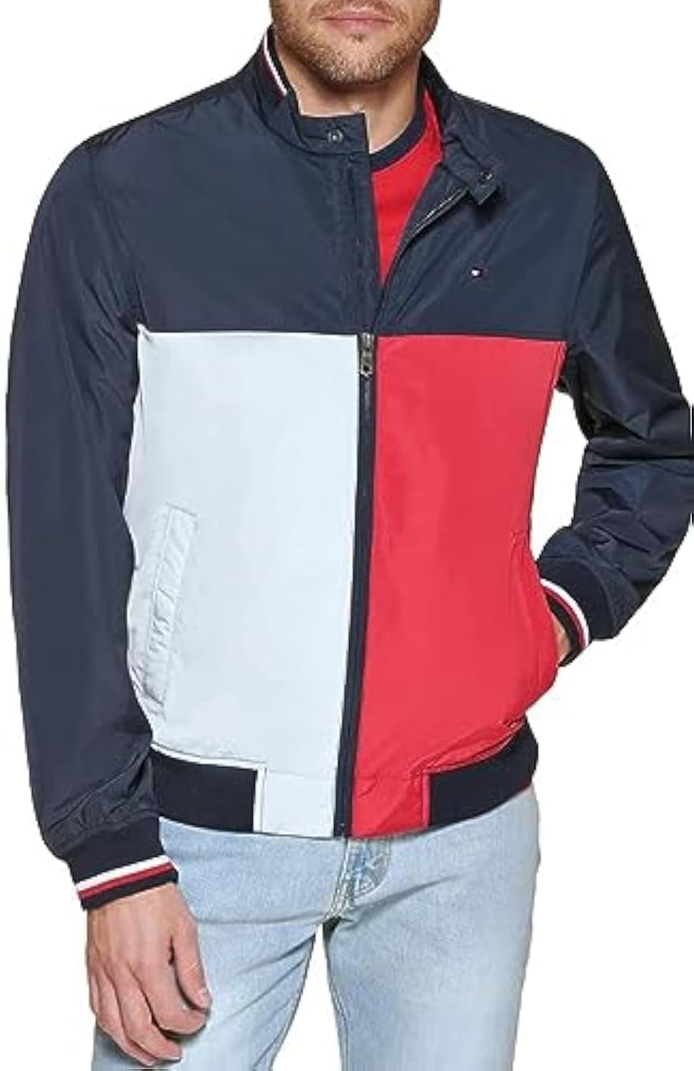 Легкая мужская куртка-бомбер Tommy Hilfiger Varsity Rib Knit, Midnight/Ice/Red
Легкая мужская куртка-бомбер Tommy Hilfiger Varsity Rib Knit, Midnight/Ice/Red