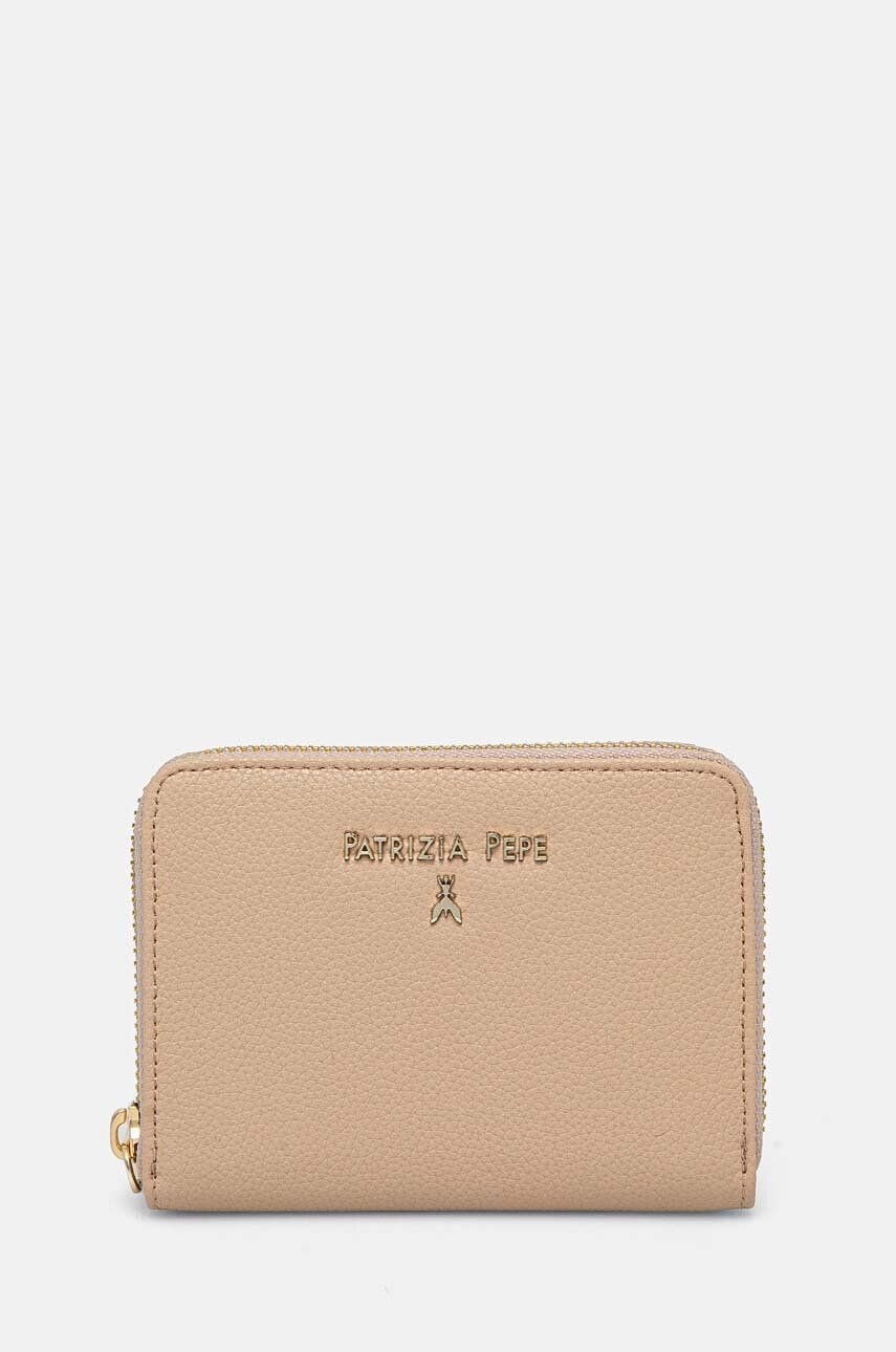 Кожаный кошелек Patrizia Pepe, бежевый
Кожаный кошелек Patrizia Pepe, бежевый