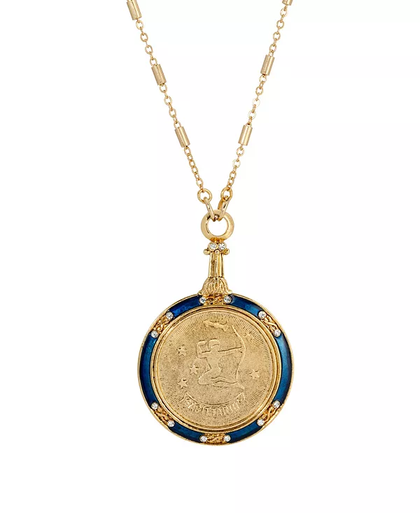 Круглое зодиакальное ожерелье с синими эмалевыми кристаллами 2028, sagittarius
Круглое зодиакальное ожерелье с синими эмалевыми кристаллами 2028, sagittarius