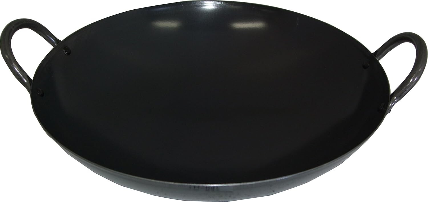 Ajido AD-642 Authentic Wok, 11,8 дюймов (30 см), железная кастрюля, профессиональные характеристики, сделано в Японии WAHEI FREIZ, Black (Black 19-3911Tcx)
Ajido AD-642 Authentic Wok, 11,8 дюймов (30 см), железная кастрюля, профессиональные характеристики, сделано в Японии WAHEI FREIZ, Black (Black 19-3911Tcx)