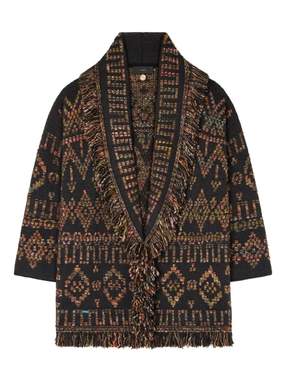 Кардиган с бахромой и узором Alanui, коричневый
Кардиган с бахромой и узором Alanui, коричневый