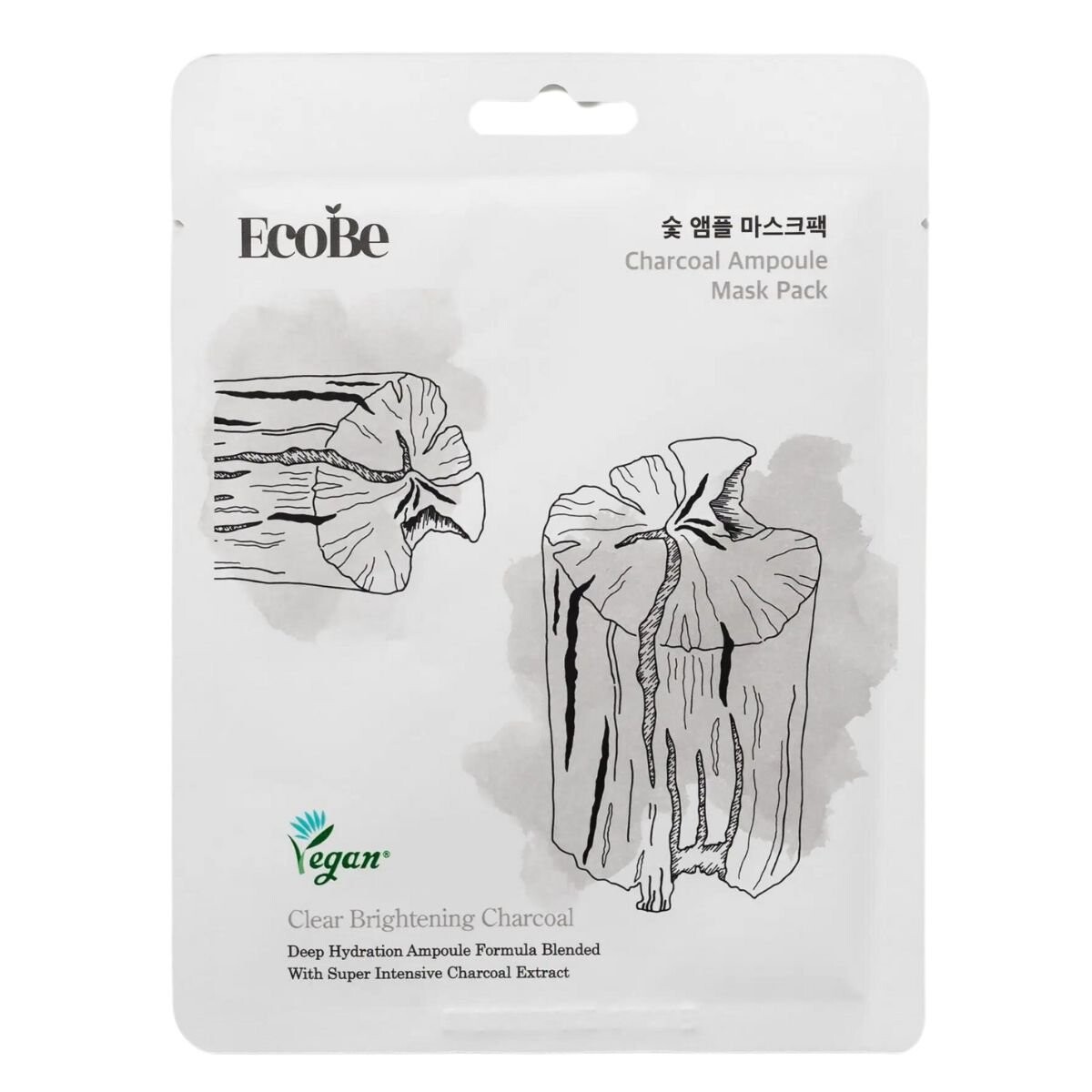 EcoBe Charcoal Ampoule Mask Pack, Тканевая маска с активированным углем, 25 мл Inna Marka
EcoBe Charcoal Ampoule Mask Pack, Тканевая маска с активированным углем, 25 мл Inna Marka