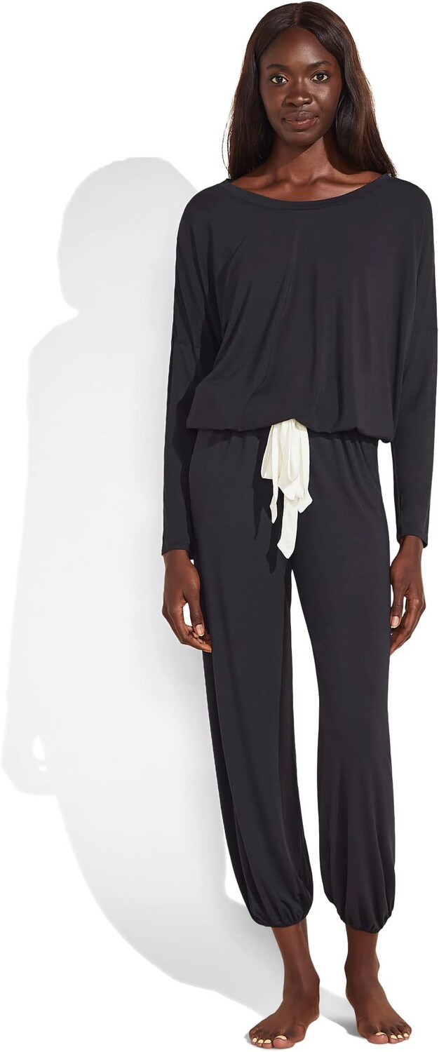 Пижамный комплект Gisele с напуском Eberjey, цвет Black/Ivory/Black/Ivory
Пижамный комплект Gisele с напуском Eberjey, цвет Black/Ivory/Black/Ivory