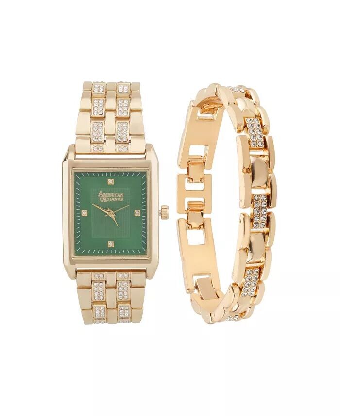 Мужские часы с браслетом Crystal 33 мм, подарочный набор American Exchange, золотой
Мужские часы с браслетом Crystal 33 мм, подарочный набор American Exchange, золотой