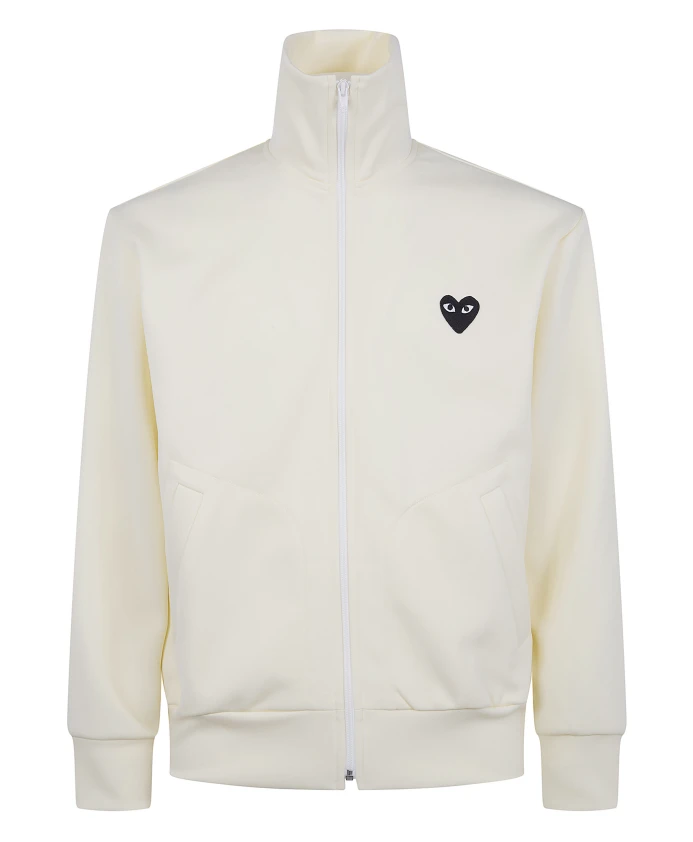 Толстовка с черной эмблемой Comme Des Garã§Ons Play, бежевый
Толстовка с черной эмблемой Comme Des Garã§Ons Play, бежевый