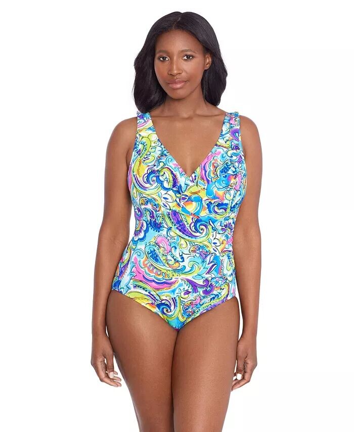 Женский цельный купальник с рюшами и принтом Longitude, мультиколор
Женский цельный купальник с рюшами и принтом Longitude, мультиколор