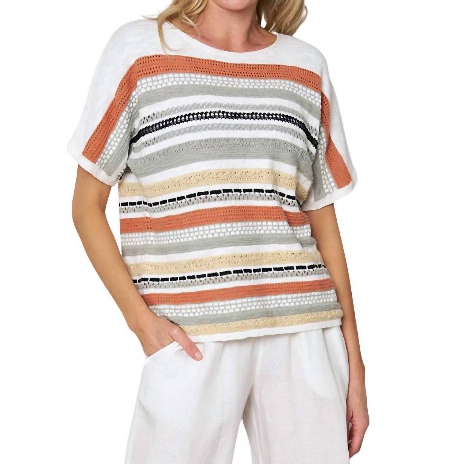 Просто поразительный свитер в разноцветную полоску Stella Carakasi, цвет multi stripe
Просто поразительный свитер в разноцветную полоску Stella Carakasi, цвет multi stripe