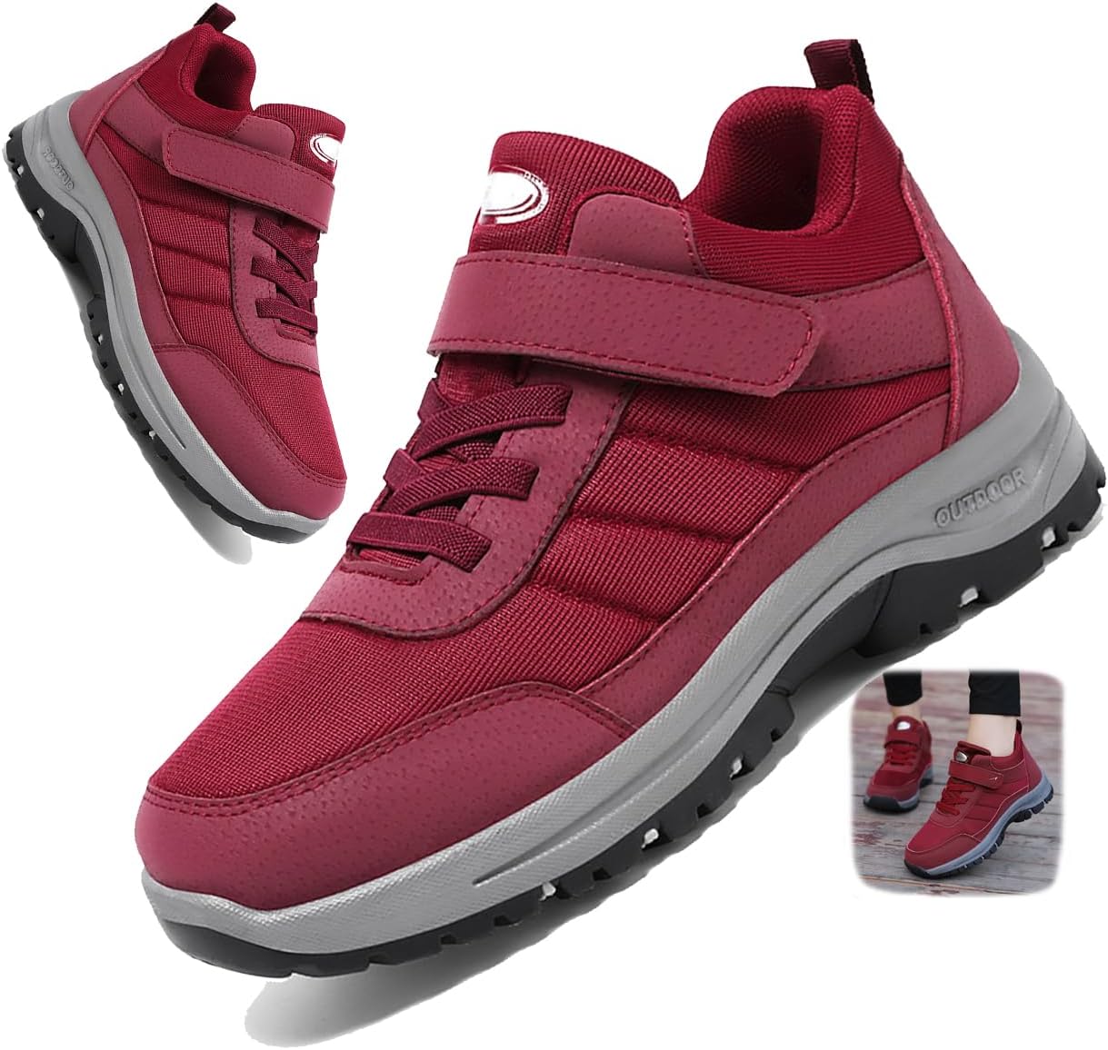 Женские зимние снежные ботинки водонепроницаемые, с амортизирующей подошвой против скольжения, ортопедические, унисекс, теплые походные ортопедические ботинки Generic, красный
Женские зимние снежные ботинки водонепроницаемые, с амортизирующей подошвой против скольжения, ортопедические, унисекс, теплые походные ортопедические ботинки Generic, красный